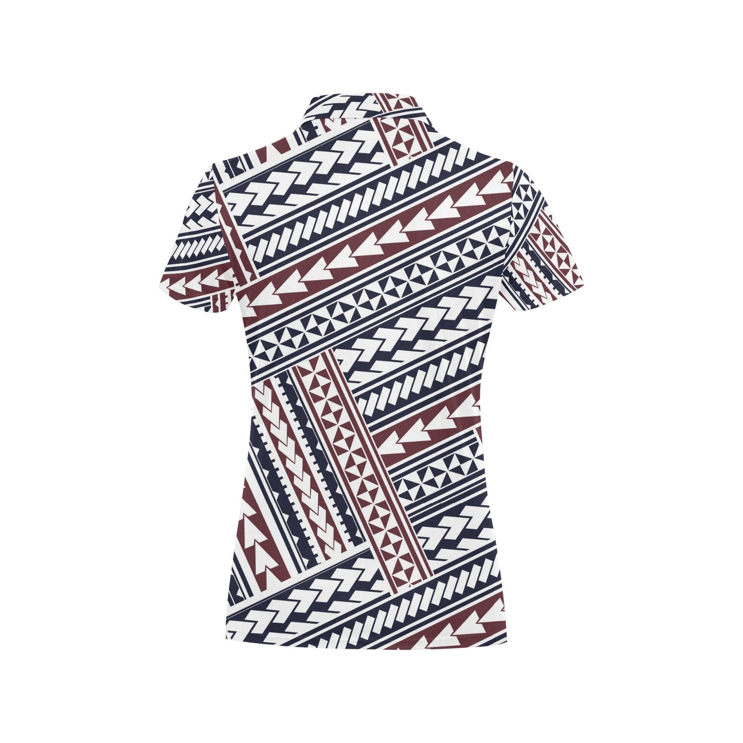 Polynesian Tribal line Women's Polo Shirt