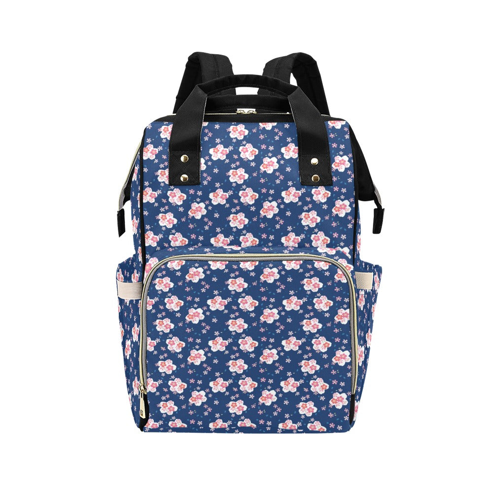 Sakura Print Design LKS306 Diaper Bag Backpack