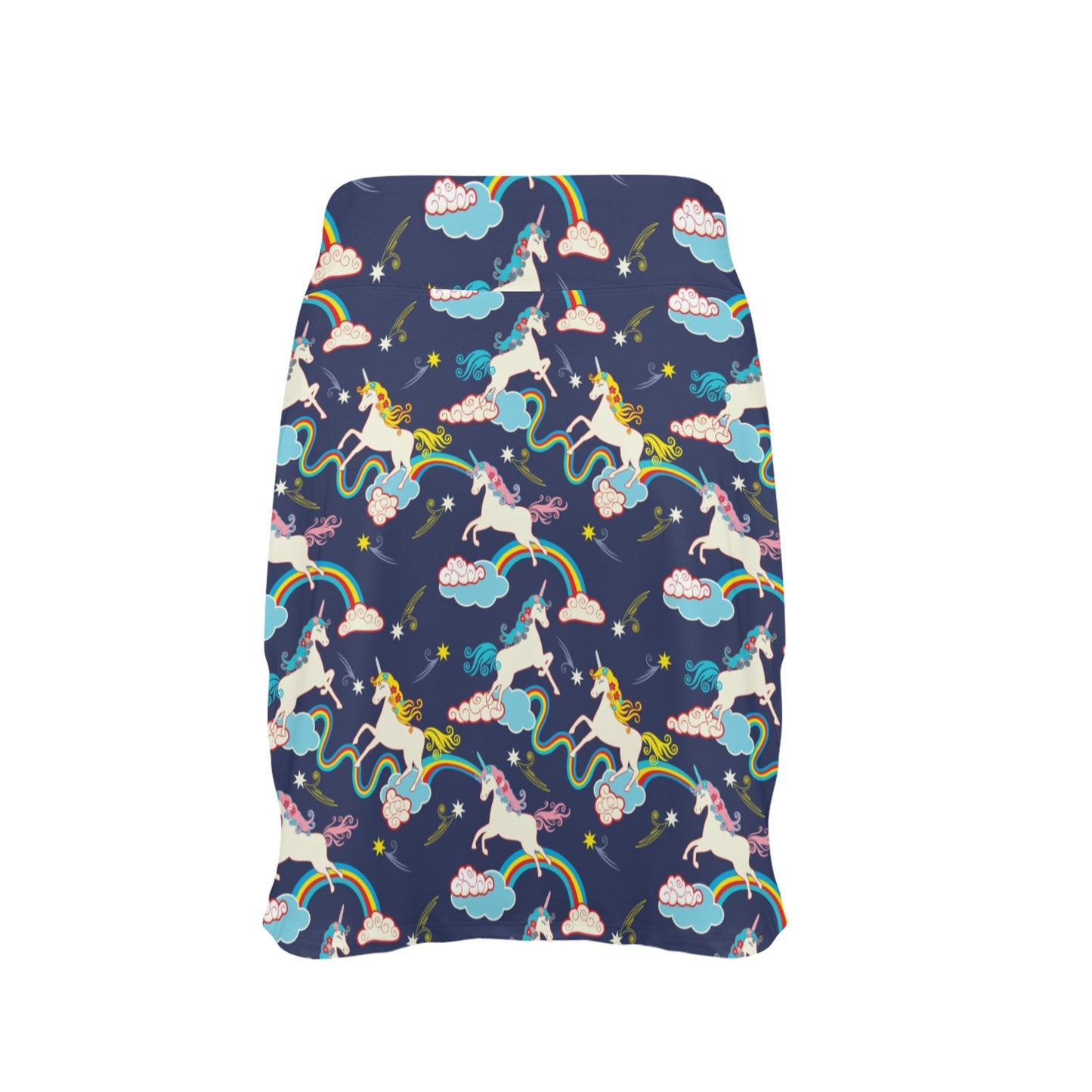 Unicorn Print Design LKS304 17" Golf & Pickleball Skort with Pockets