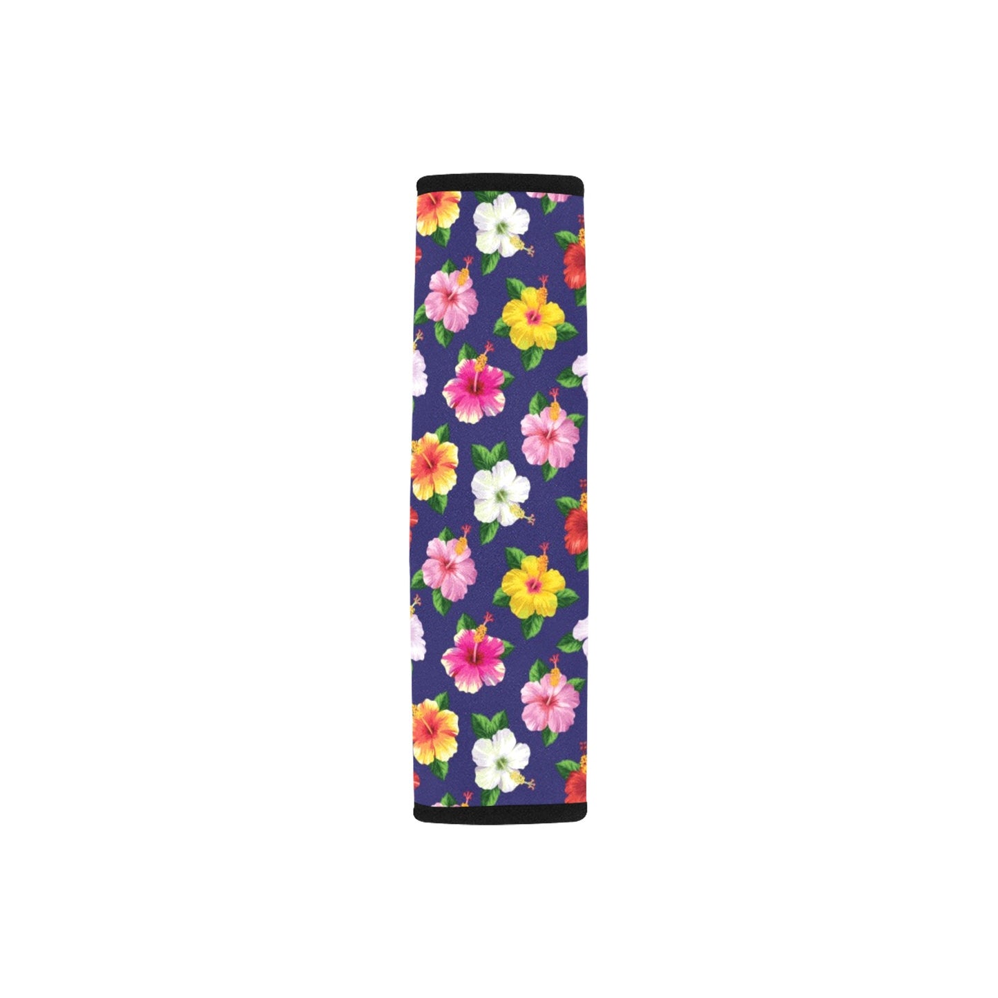Hibiscus Colorful Print Design LKS301 Car Seat Belt Cover