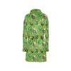 Shamrock Saint Patrick's Day Print Design LKS306 Women's Fleece Robe