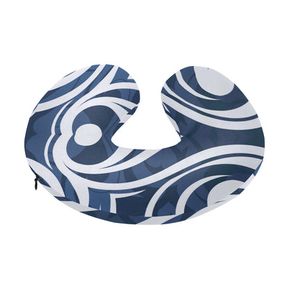 Maori Pattern Print Design 01 U-Shaped Travel Neck Pillow