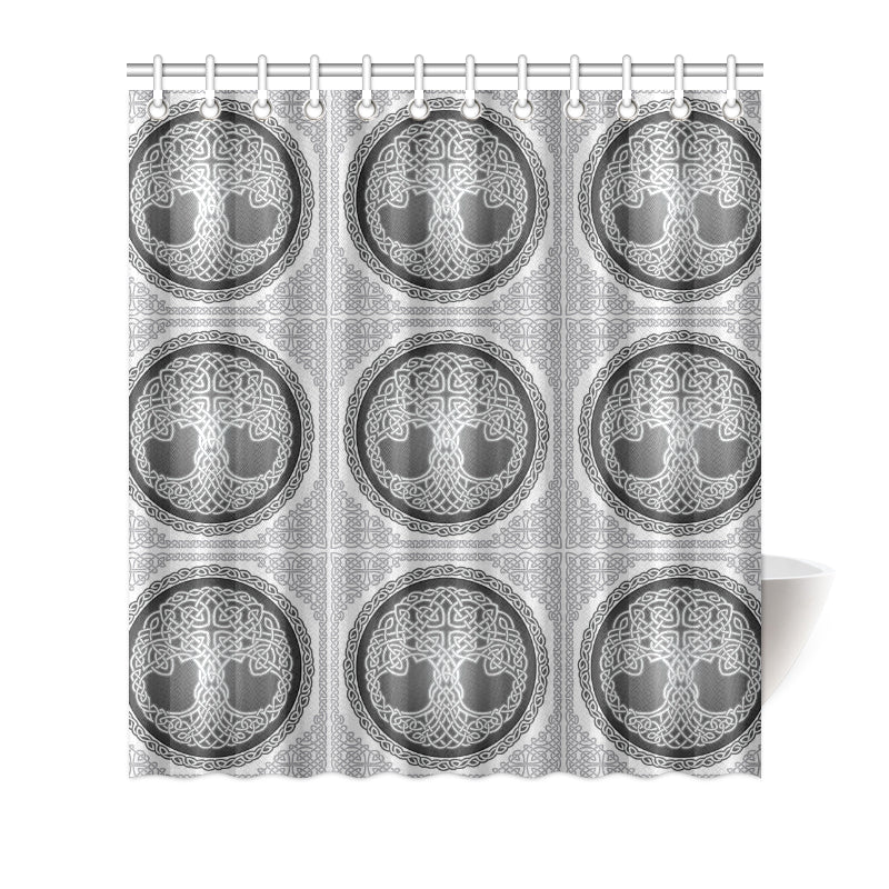 Celtic Tree of life Print Shower Curtain