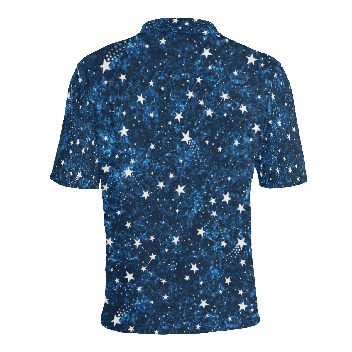 Cosmic Pattern Print Design 05 Men Polo Shirt