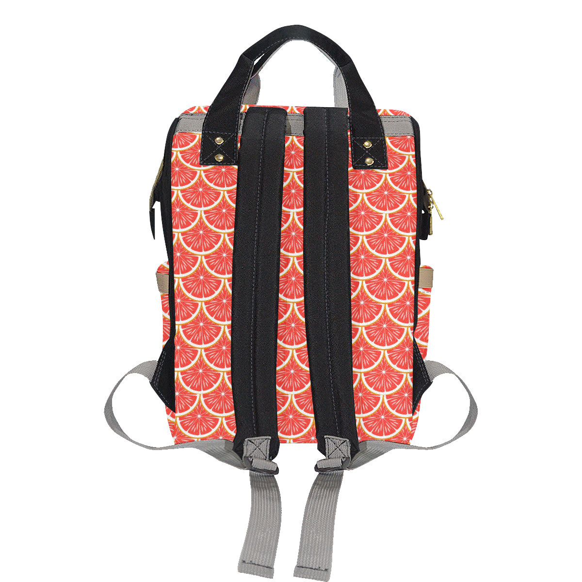 Grapefruit Pattern Print Design GF07 Diaper Bag Backpack
