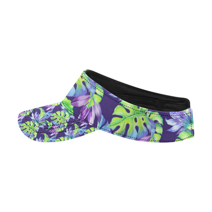 Tropical Flower Pattern Print Design TF019 Unisex Sun Visor