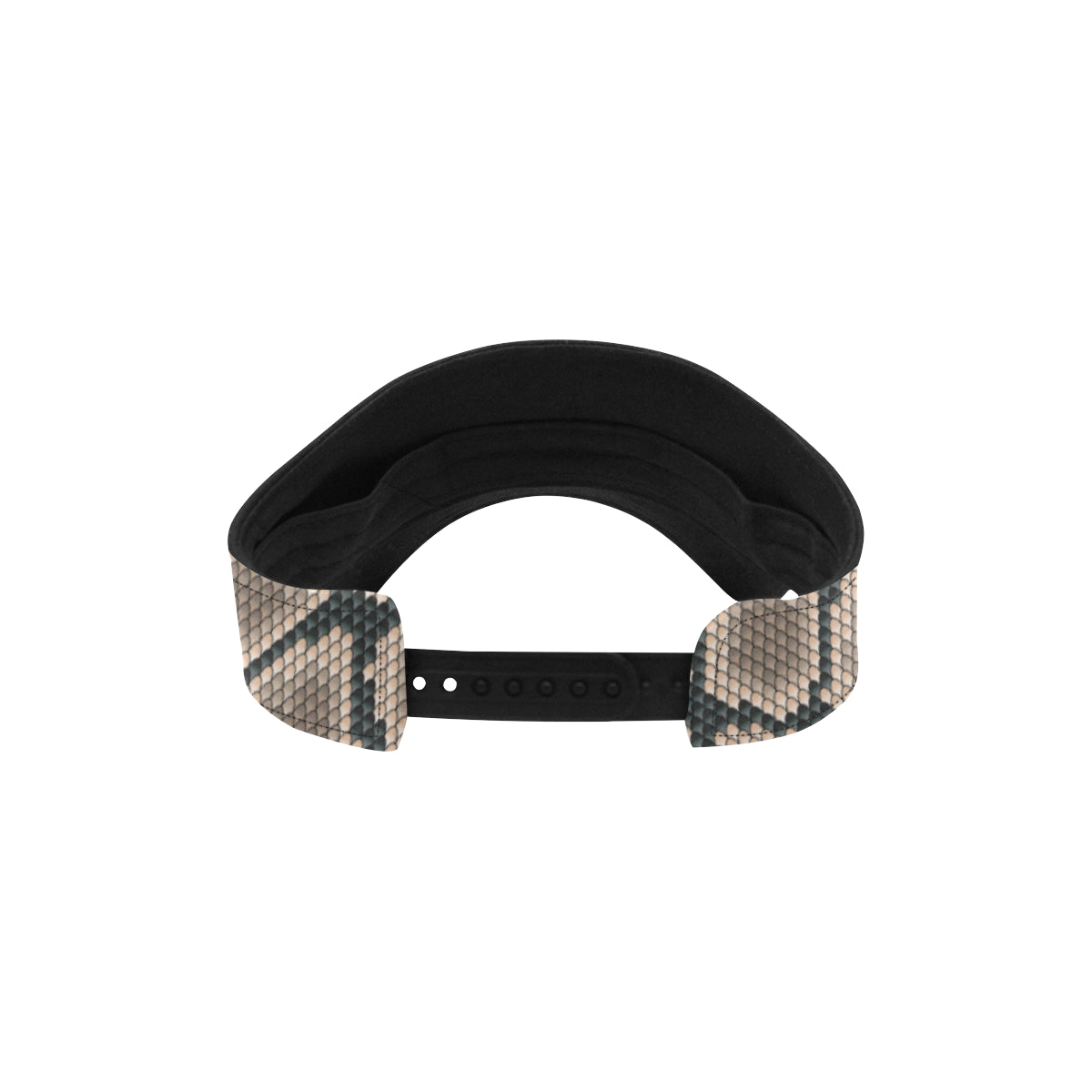 Snake Skin Design Print Unisex Sun Visor