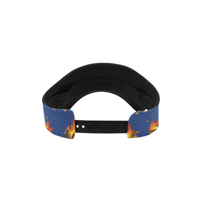Campfire Pattern Print Design 03 Unisex Sun Visor