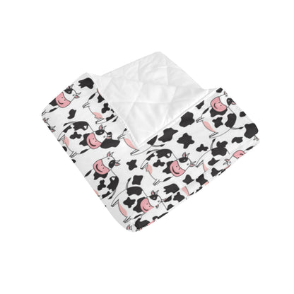 Cow Pattern Print Design 02 Premium Quilt
