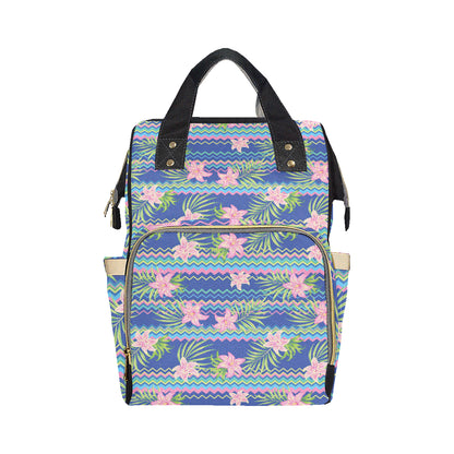 Lily Pattern Print Design LY015 Diaper Bag Backpack