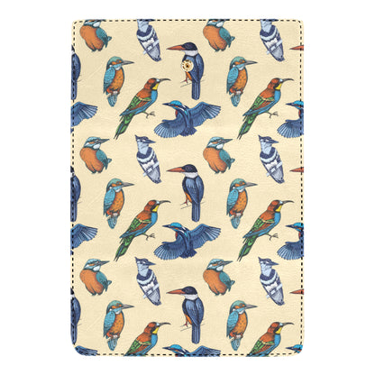 Kingfisher Bird Pattern Print Design 04 Women's Trifold Wallet