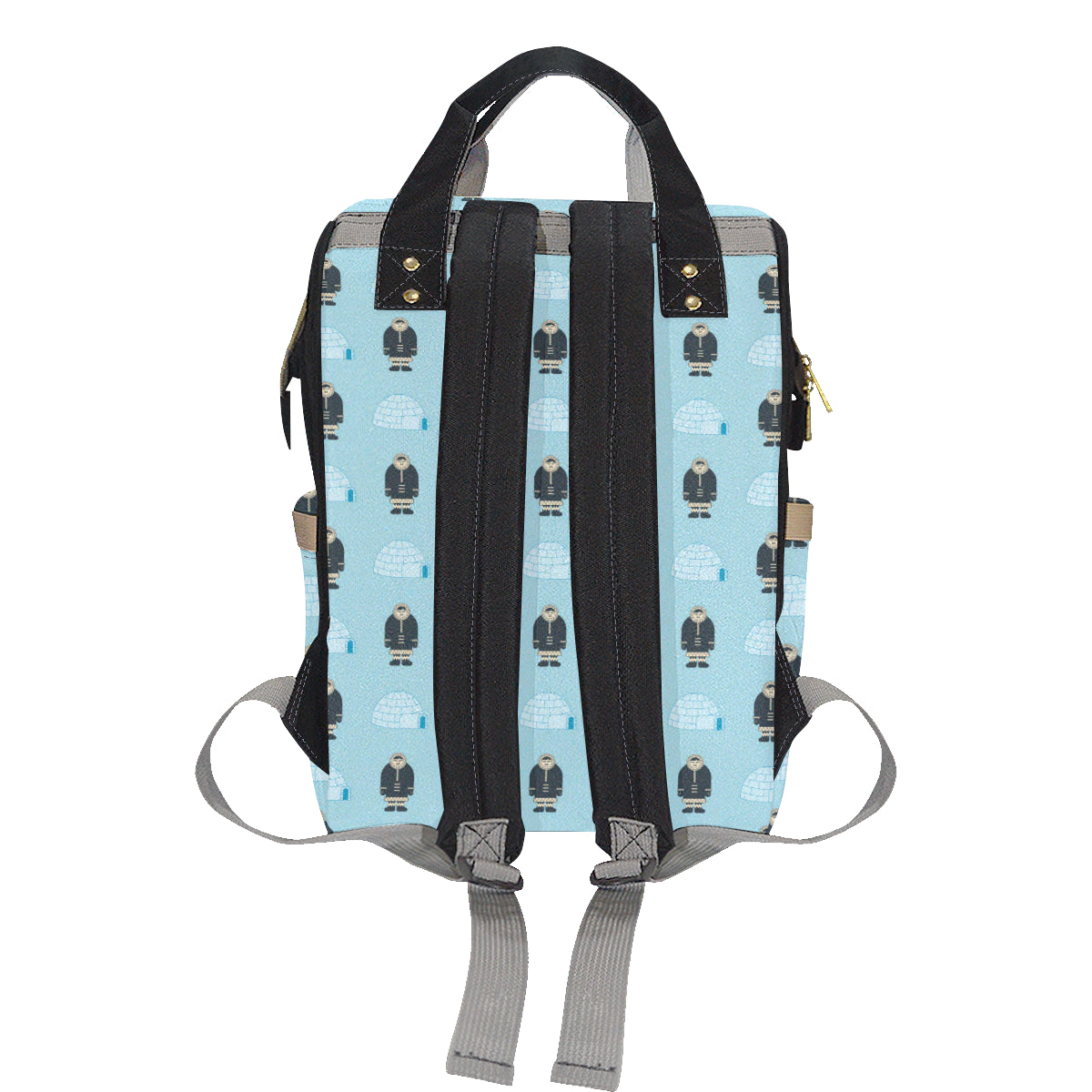 Eskimo Pattern Print Design 03 Diaper Bag Backpack