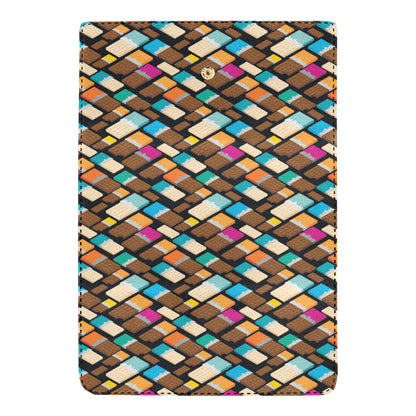 Chocolate Pattern Print Design 02 Women's Trifold Wallet
