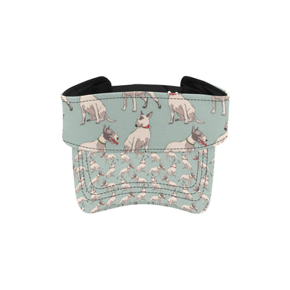 Bull Terrier Cute Print Pattern Unisex Sun Visor