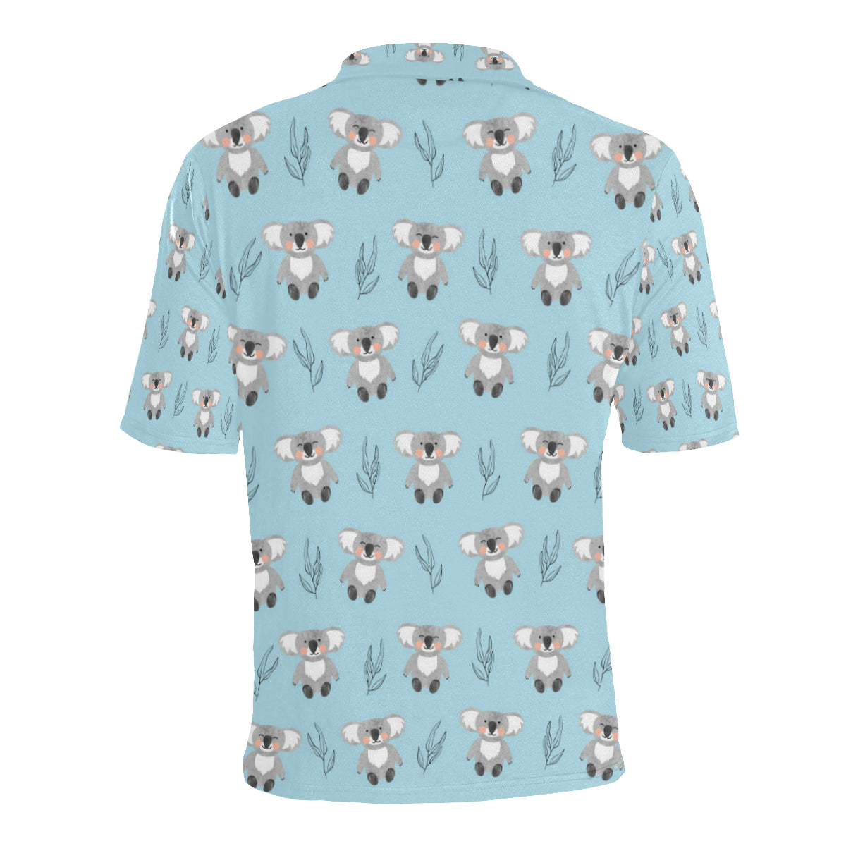 Koala Pattern Print Design 01 Men Polo Shirt