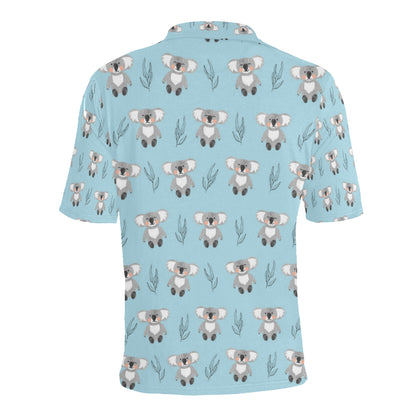 Koala Pattern Print Design 01 Men Polo Shirt