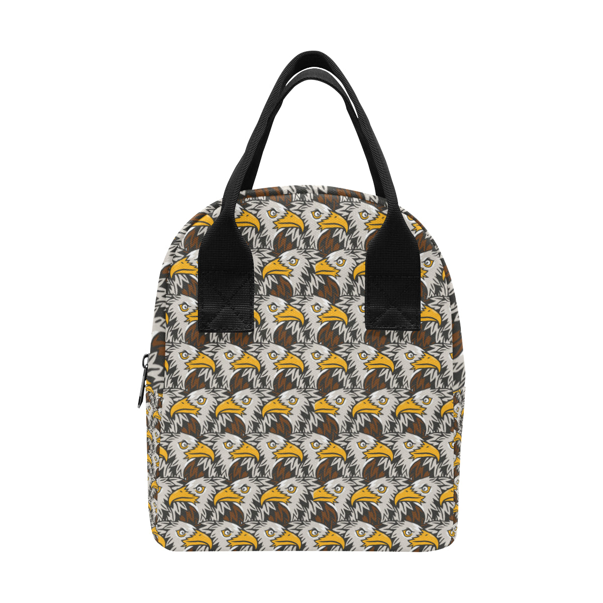 Eagles Head Pattern Insulated Lunch Bag