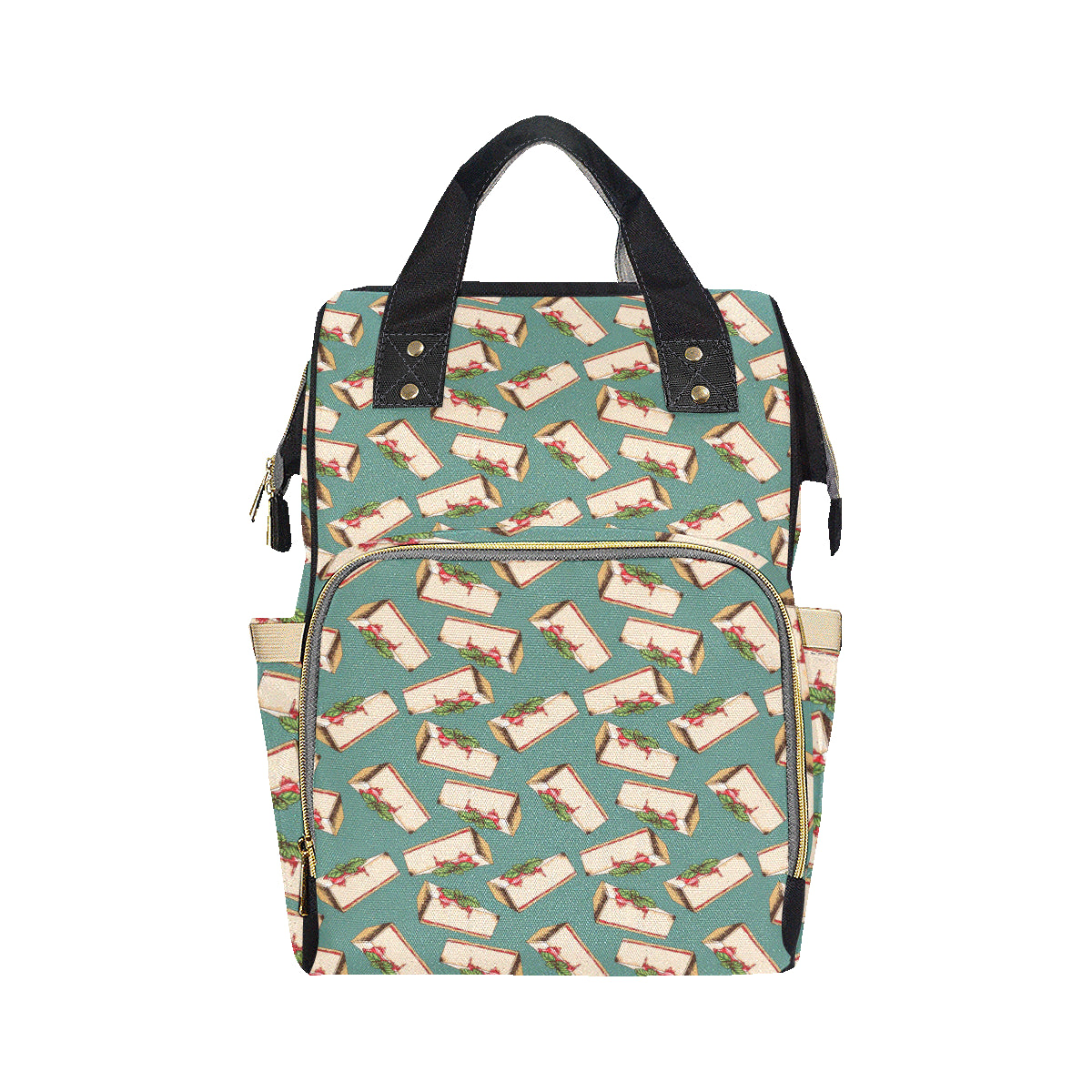 Cheesecake Pattern Print Design CK02 Diaper Bag Backpack
