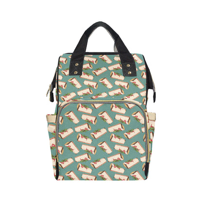 Cheesecake Pattern Print Design CK02 Diaper Bag Backpack