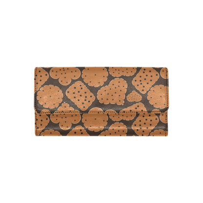 Cracker Pattern Print Design 01 Women's Trifold Wallet
