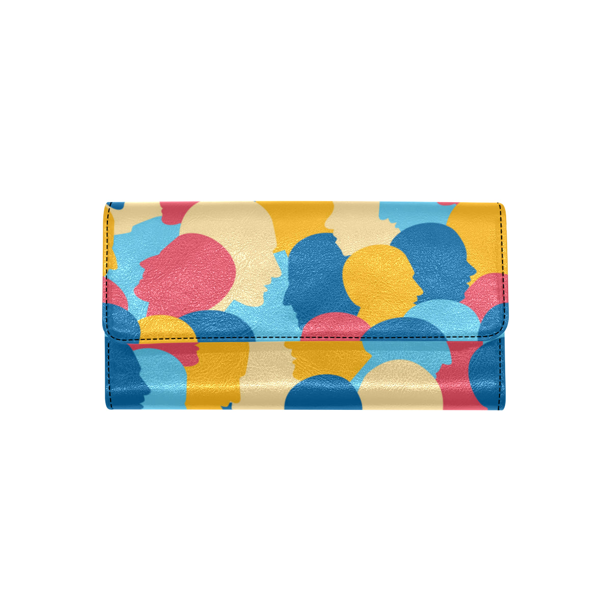 Psychology Pattern Print Design A02 Women's Trifold Wallet