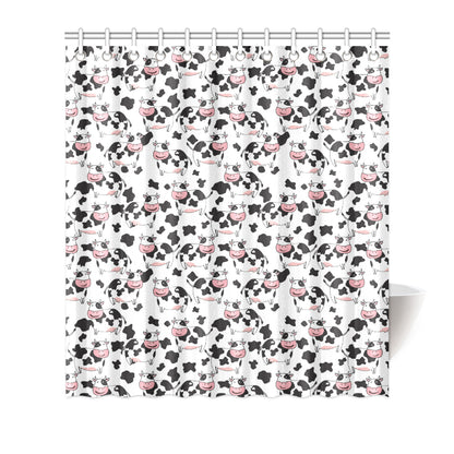 Cow Pattern Print Design 02 Shower Curtain