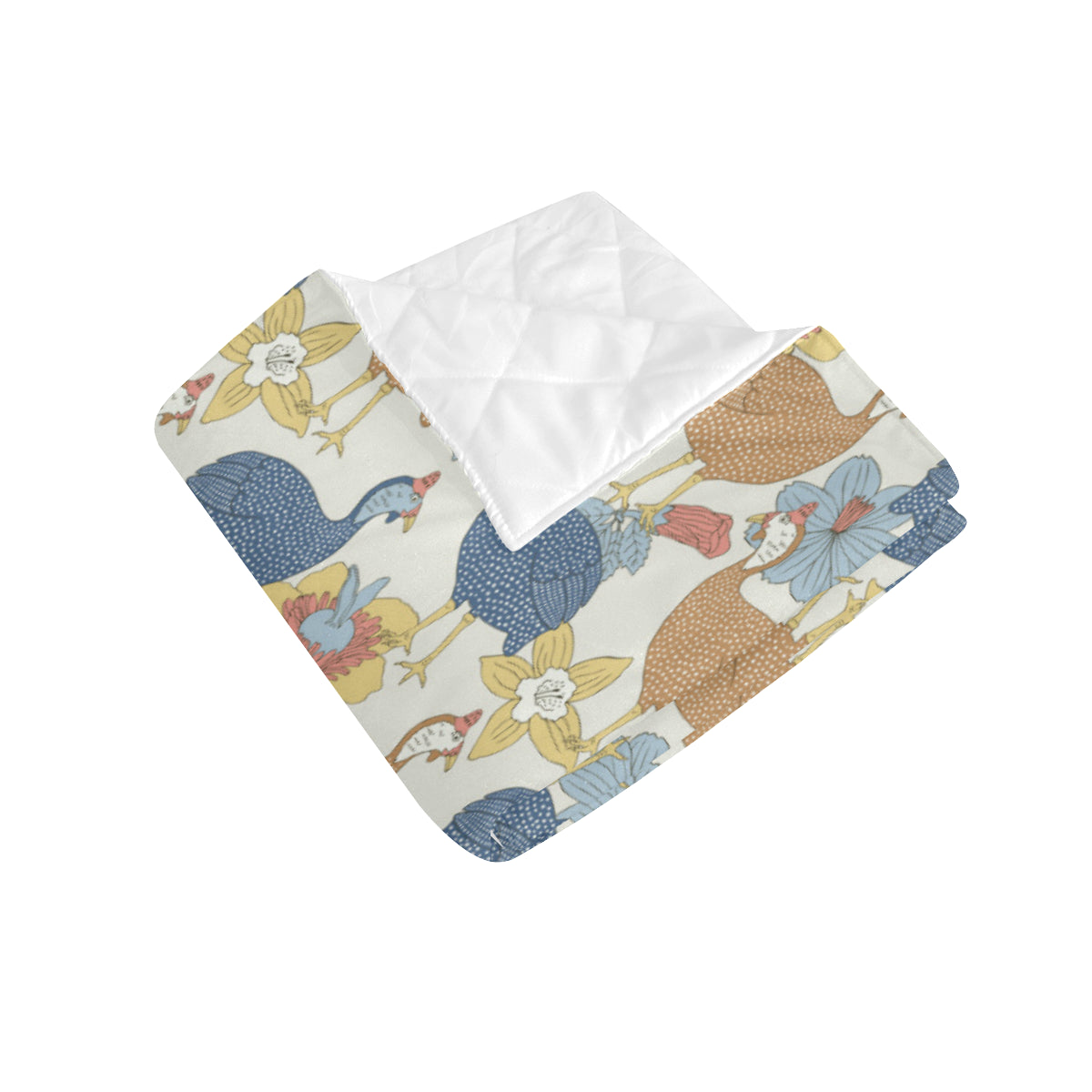 Guinea Fowl Pattern Print Design 01 Premium Quilt