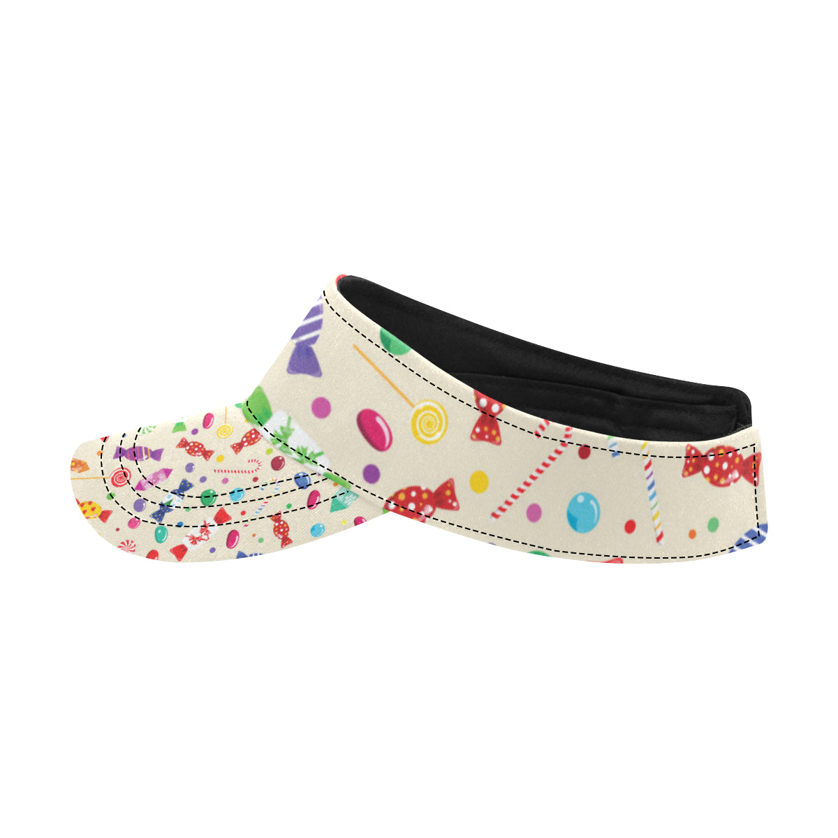 Candy Pattern Print Design 04 Unisex Sun Visor