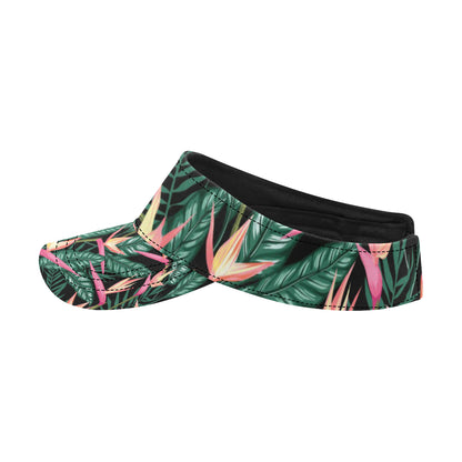 Bird Of Paradise Pattern Print Design BOP03 Unisex Sun Visor