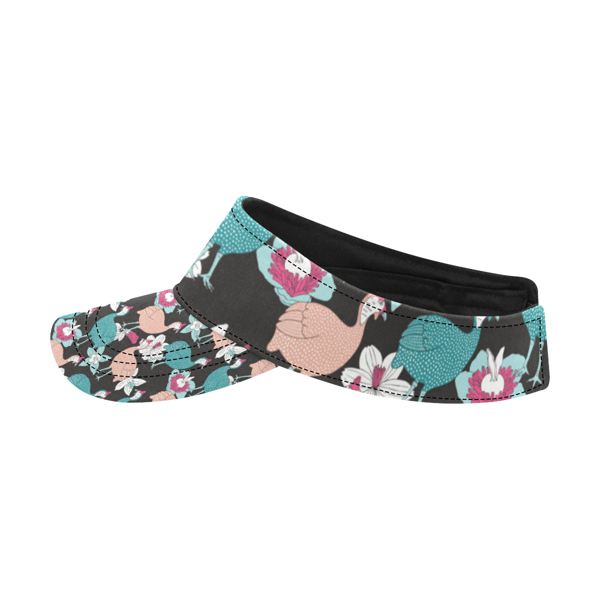 Guinea Fowl Pattern Print Design 03 Unisex Sun Visor