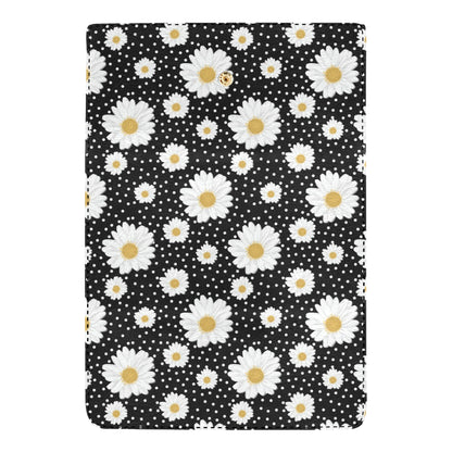 Daisy Pattern Print Design DS02 Women's Trifold Wallet