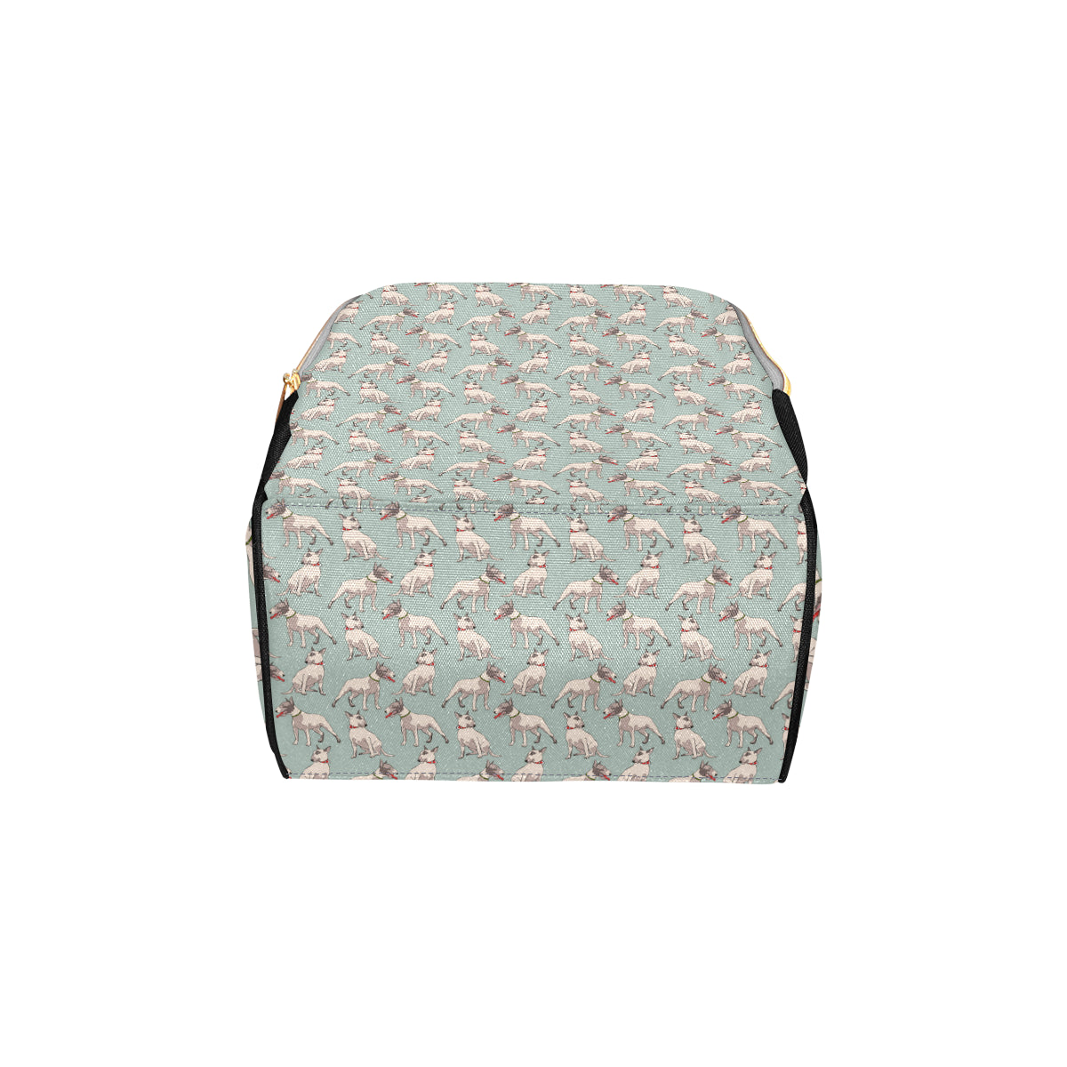 Bull Terrier Cute Print Pattern Diaper Bag Backpack