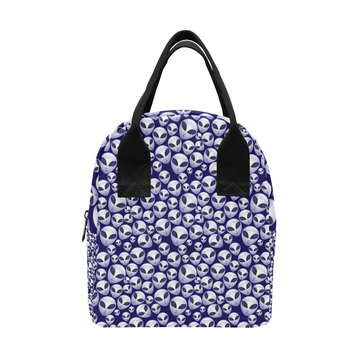 Alien Head Extraterrestrial Insulated Lunch Bag