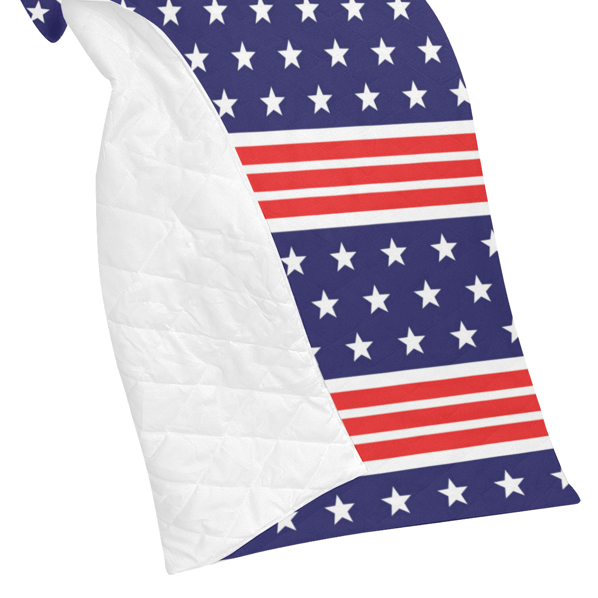 Patriotic Pattern Print Design A04 Premium Quilt