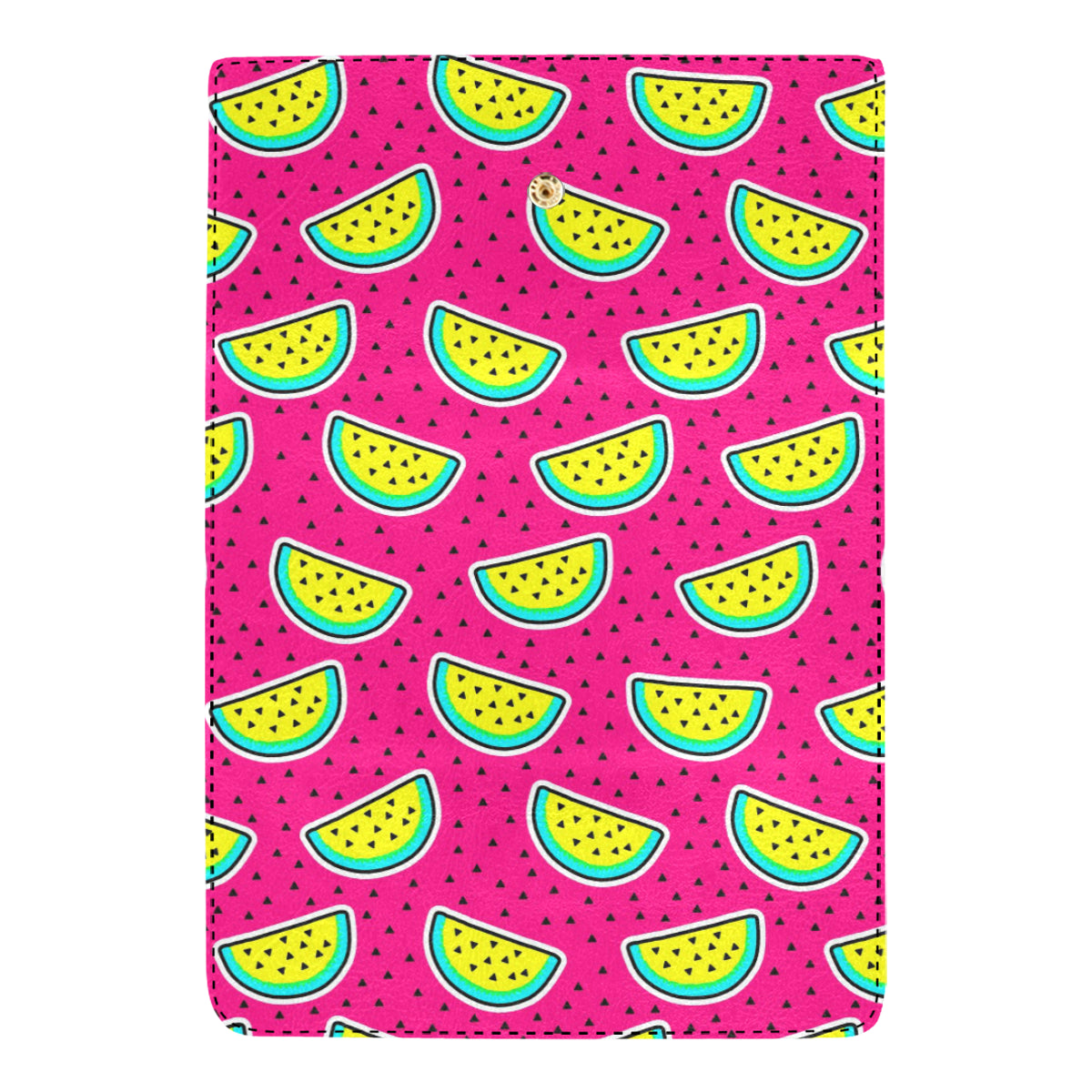 Watermelon Pattern Print Design WM04 Women's Trifold Wallet