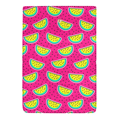 Watermelon Pattern Print Design WM04 Women's Trifold Wallet