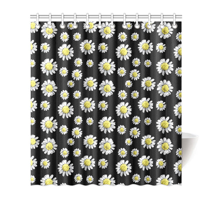 Daisy Pattern Print Design DS01 Shower Curtain