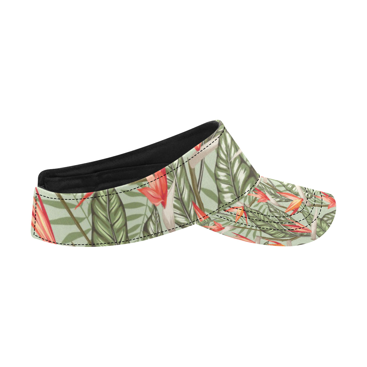 Bird Of Paradise Pattern Print Design BOP08 Unisex Sun Visor