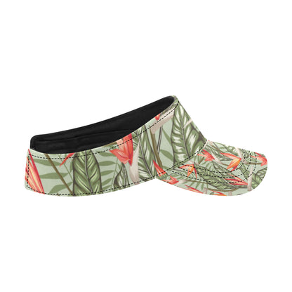 Bird Of Paradise Pattern Print Design BOP08 Unisex Sun Visor