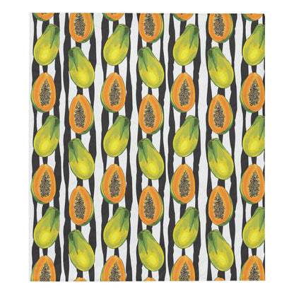 Papaya Pattern Print Design PP01 Premium Quilt