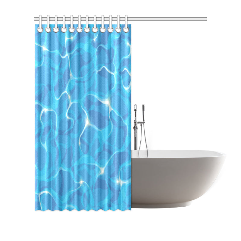 Ocean Reflex Pattern Print Design A02 Shower Curtain