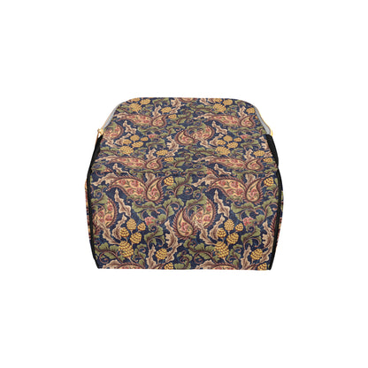 Floral Vintage Classic Print Diaper Bag Backpack