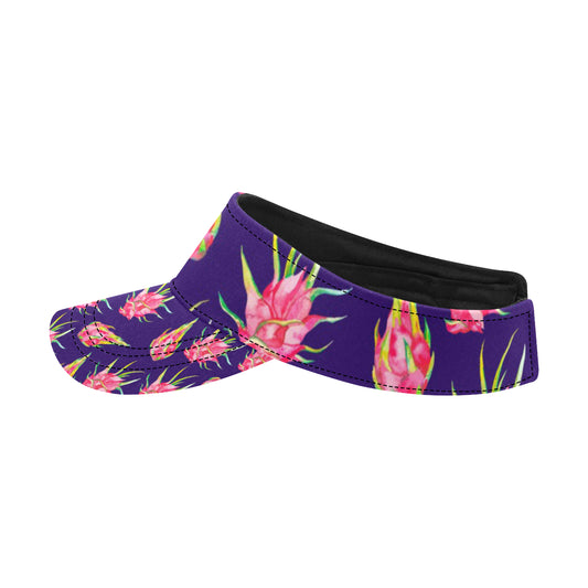 Dragonfruit Pattern Print Design DF02 Unisex Sun Visor