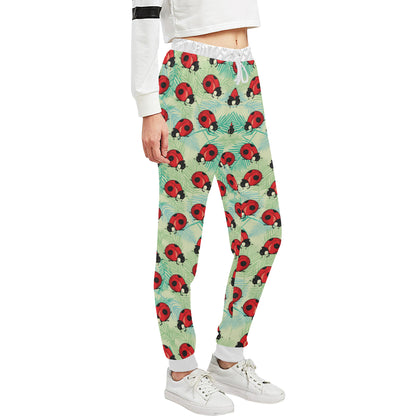 Ladybug Cute Print Pattern Unisex Sweatpants