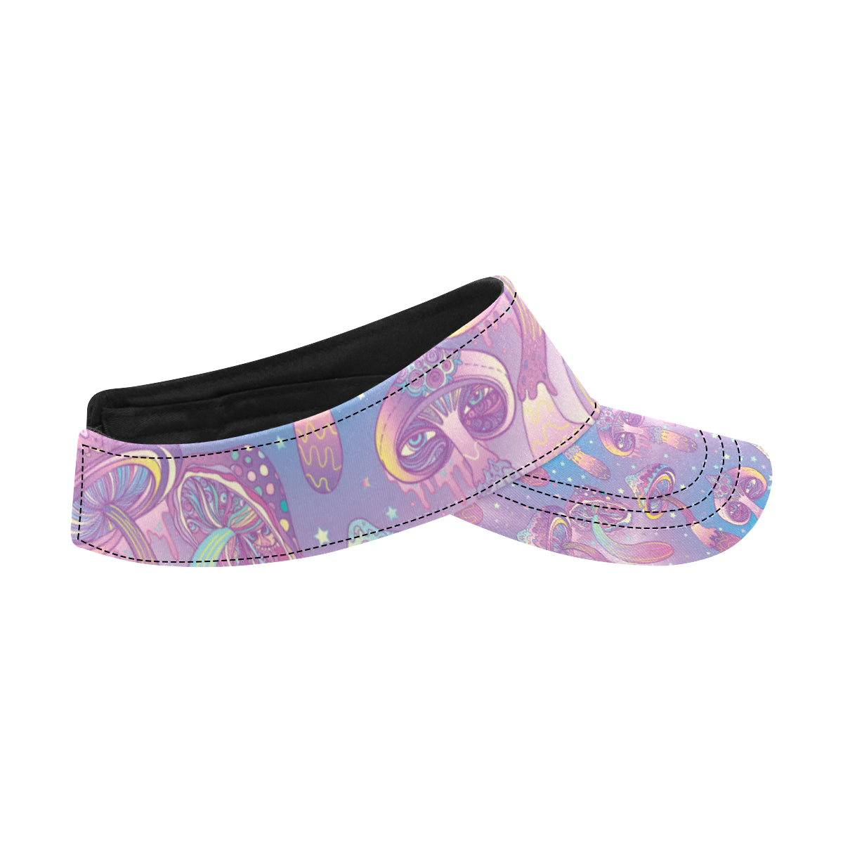 Psychedelic Mushroom Pattern Print Design A01 Unisex Sun Visor