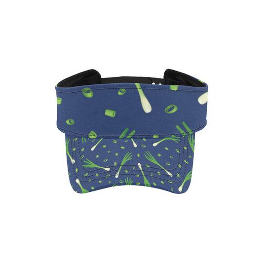 Leek Pattern Print Design 02 Unisex Sun Visor