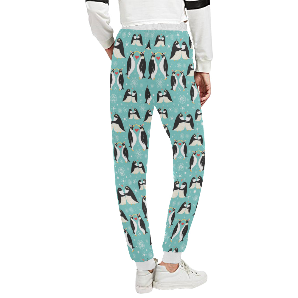 Penguin Love Print Unisex Sweatpants