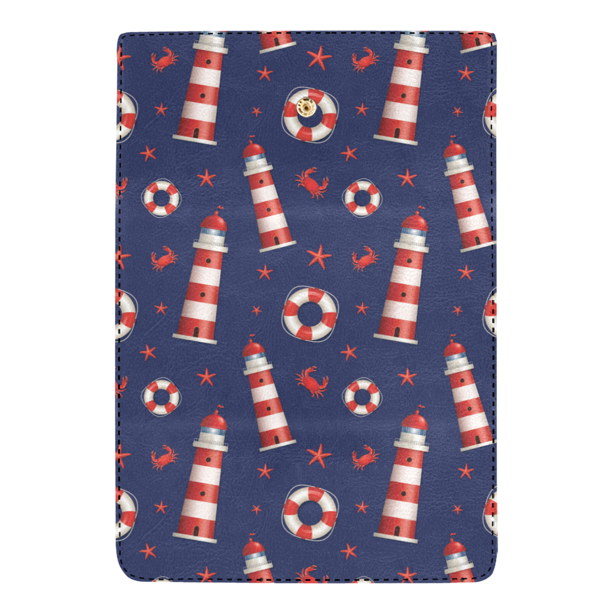 Nautical Pattern Print Design A03 Women's Trifold Wallet