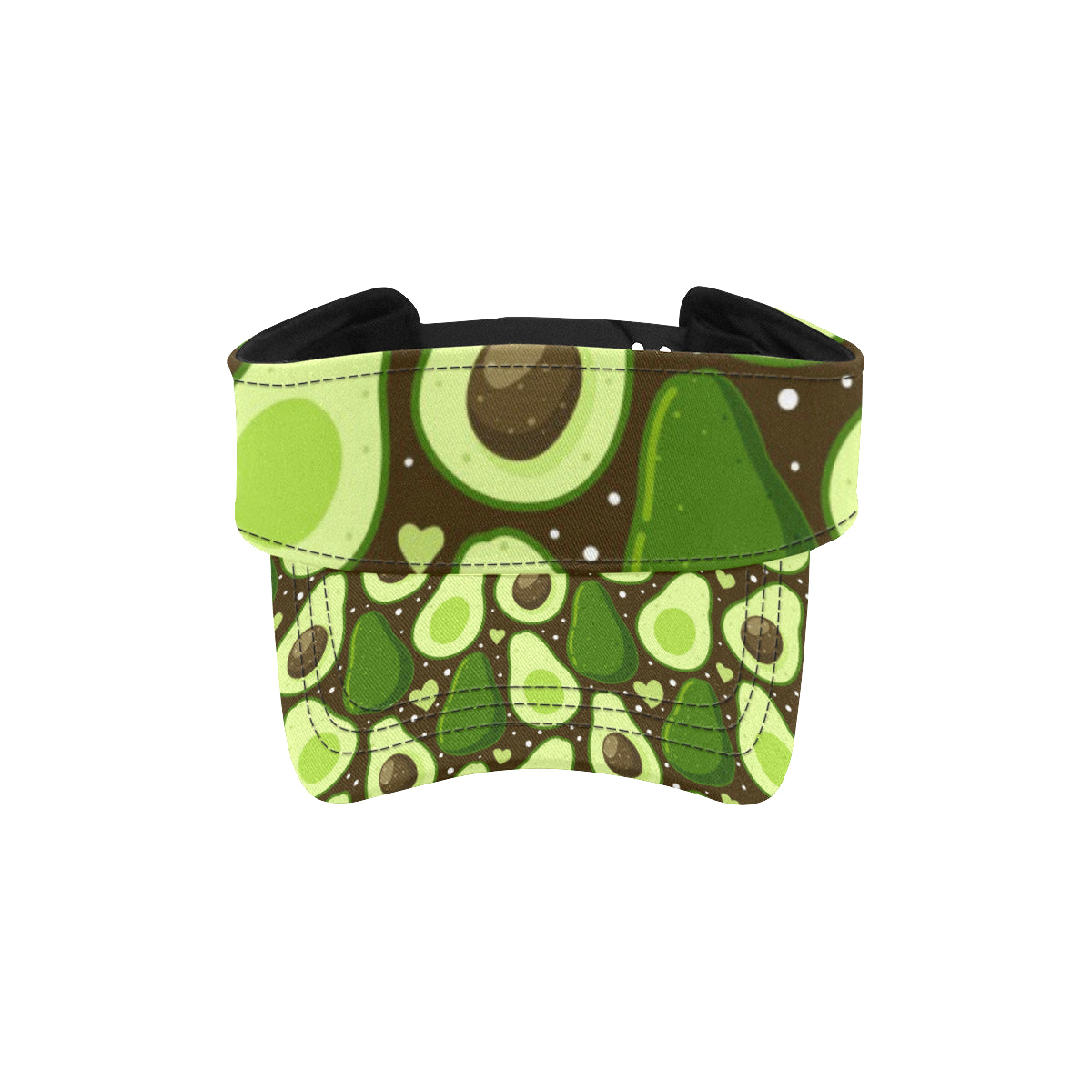 Avocado Pattern Print Design AC04 Unisex Sun Visor