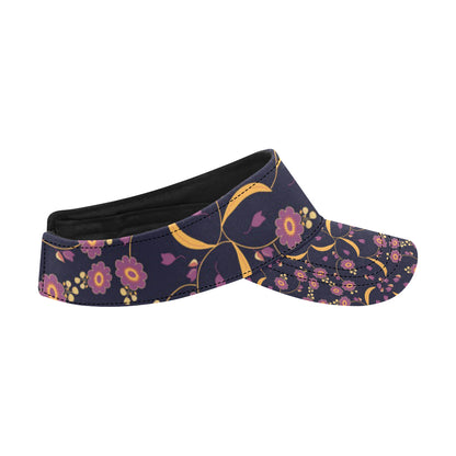 Anemone Pattern Print Design AM012 Unisex Sun Visor